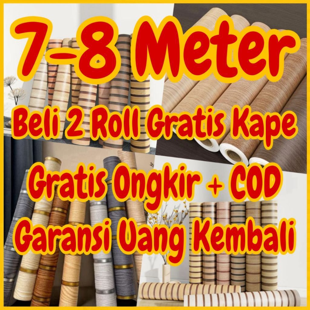 Walpeper dinding kamar 10 meter Wallpaper dinding kamar tidur stiker dinding kamar tidur sticker din