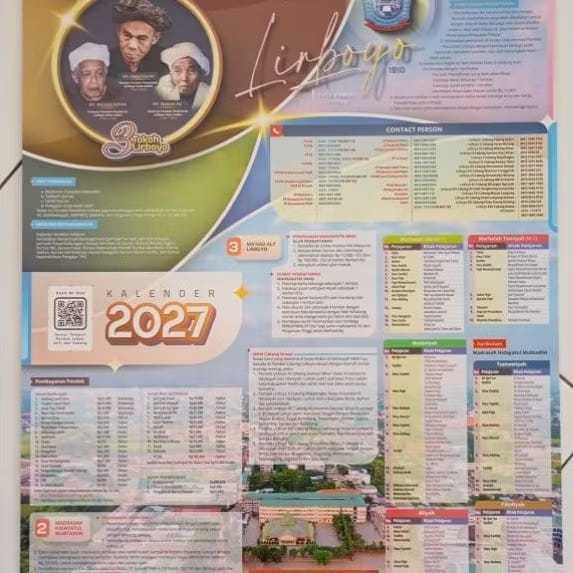 Kalender Dinding Lirboyo 2027 Glossy