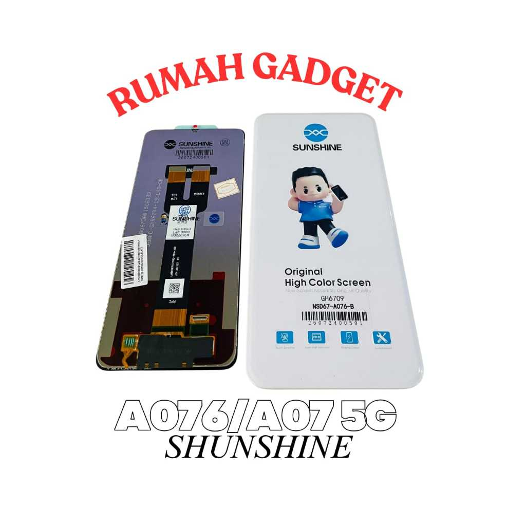 LCD SUNSHINE SAM A076/E076/M076/A07 5G/M17E 5G/F70E 5G/A70E BLACK FULLSET TOUCHSCREEN