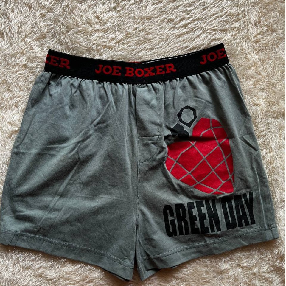 celana boxer pria bermerek Joe Boxer Green Day