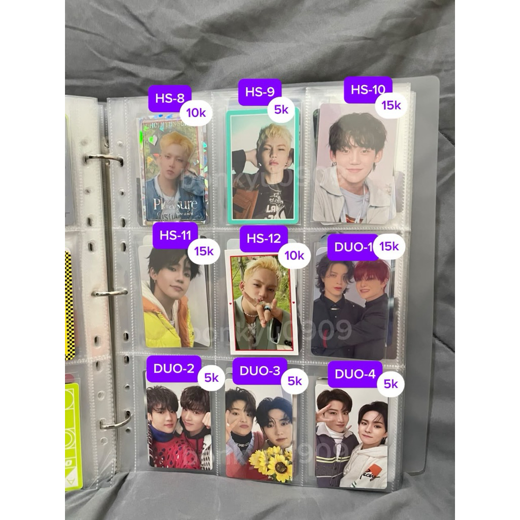 PHOTOCARD Sub Unit Treasure Jihoon Junghwan Doyoung Junkyu Yoshi Reboot Jikjin
