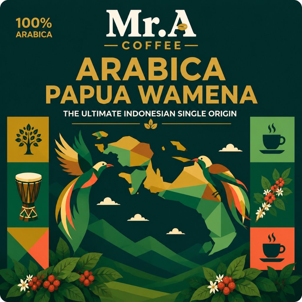 Biji Kopi Arabika Papua Wamena