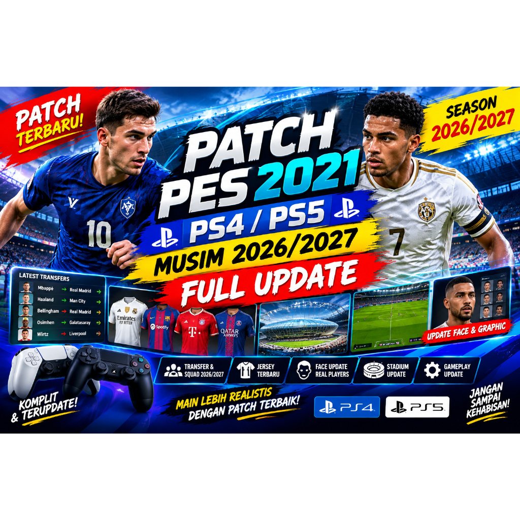 File Update PES 2021 Patch Update PS4/PS5