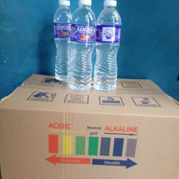 Kangen Water Botol 600 ml (1 Dus / 24 Botol) - Air Minum Alkali Fresh Original Mesin Super 501
