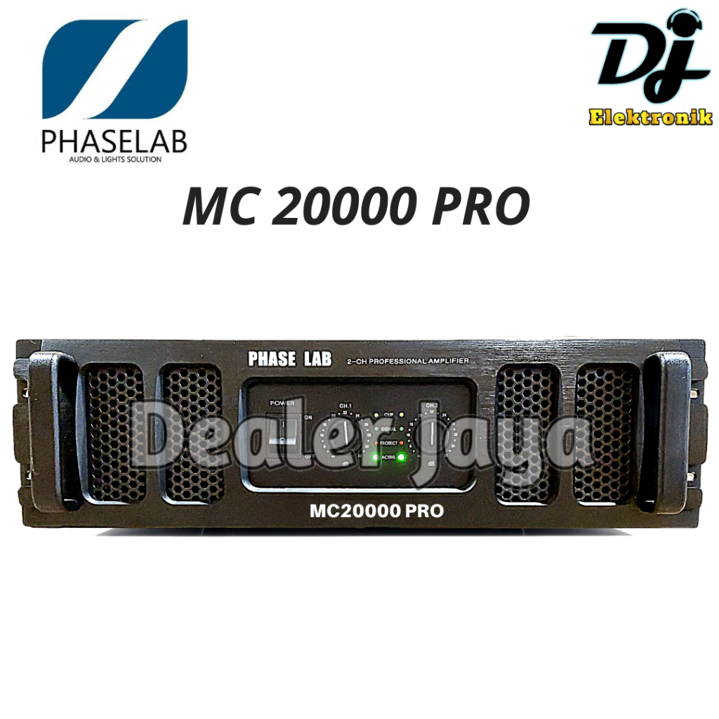 Power Amplifier Phase Lab / Phaselab MC 20000 PRO / MC20000 PRO / MC20000PRO - 2 channel