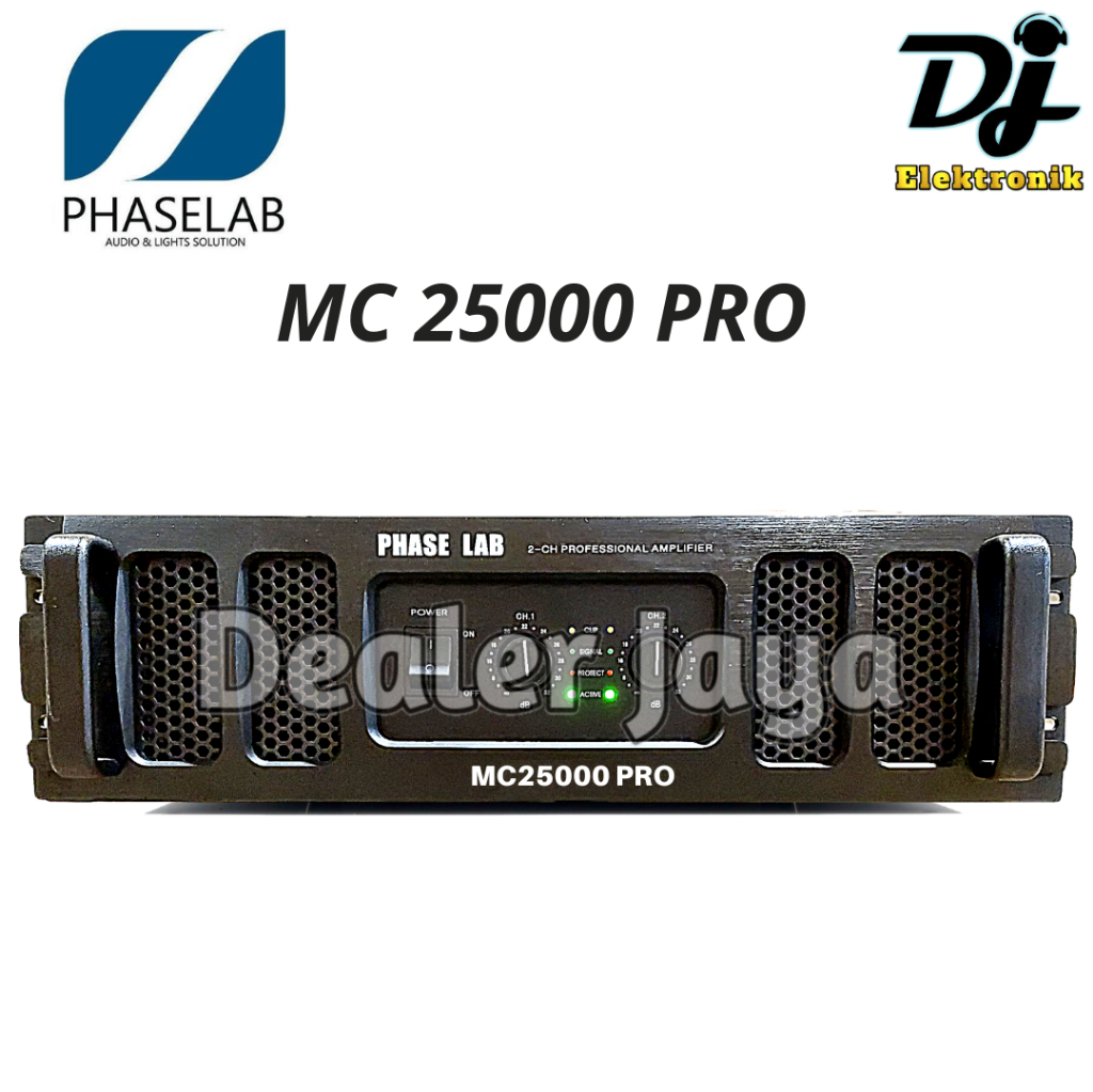 Power Amplifier Phase Lab / Phaselab MC 25000 PRO / MC25000 PRO / MC25000PRO - 2 channel