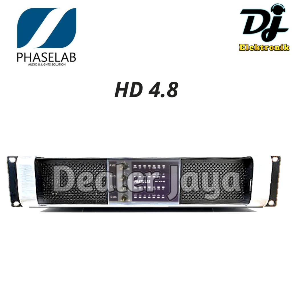 Power Amplifier Phase Lab / Phaselab HD4.8 / HD 4.8 - 4 channel