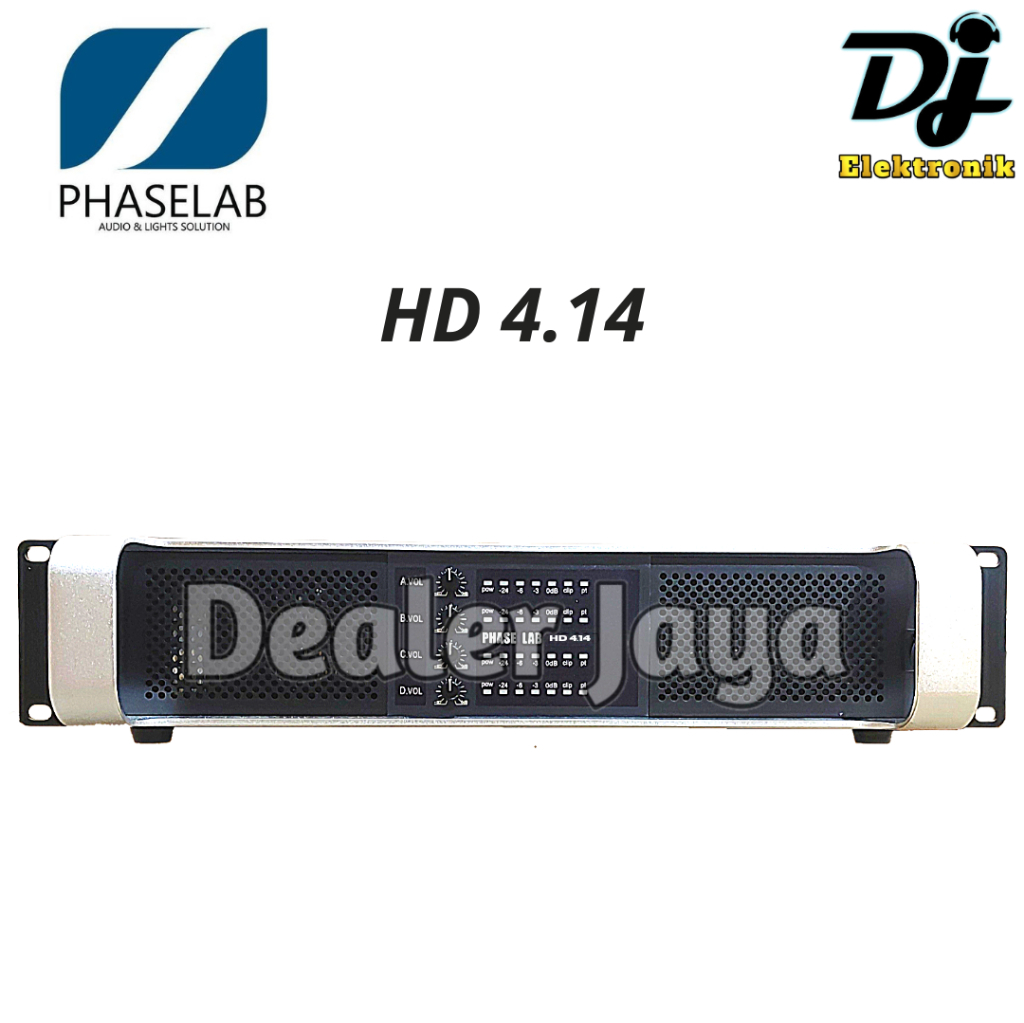 Power Amplifier Phase Lab / Phaselab HD 4.14 / HD4.14 - 4 channel