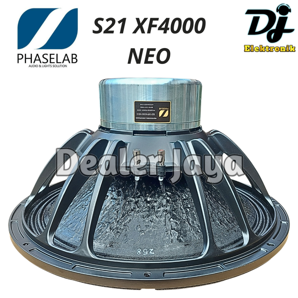 Speaker Komponen Phaselab / Phase Lab S21 XF4000 NEO / S21XF4000 NEO / S 21 XF 4000 NEO - 21 inch
