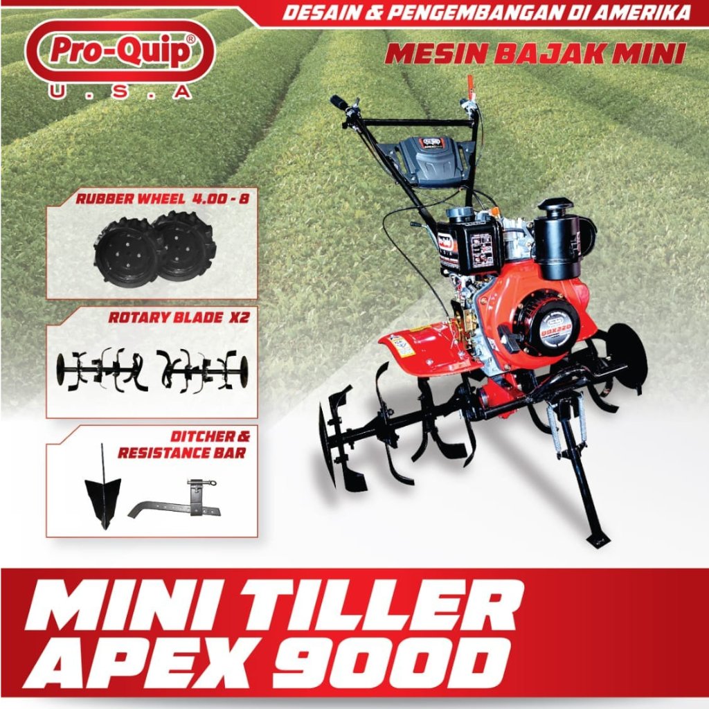 Mini Tiller Cultivator APEX 900 D Proquip