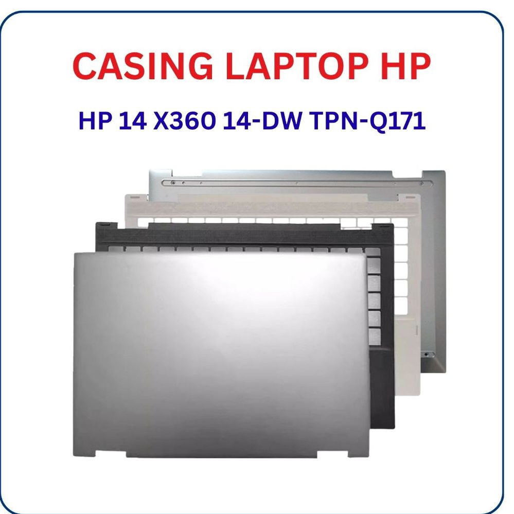 Casing Laptop Palmrest NEW HP 14 X360 14-DW TPN-Q171