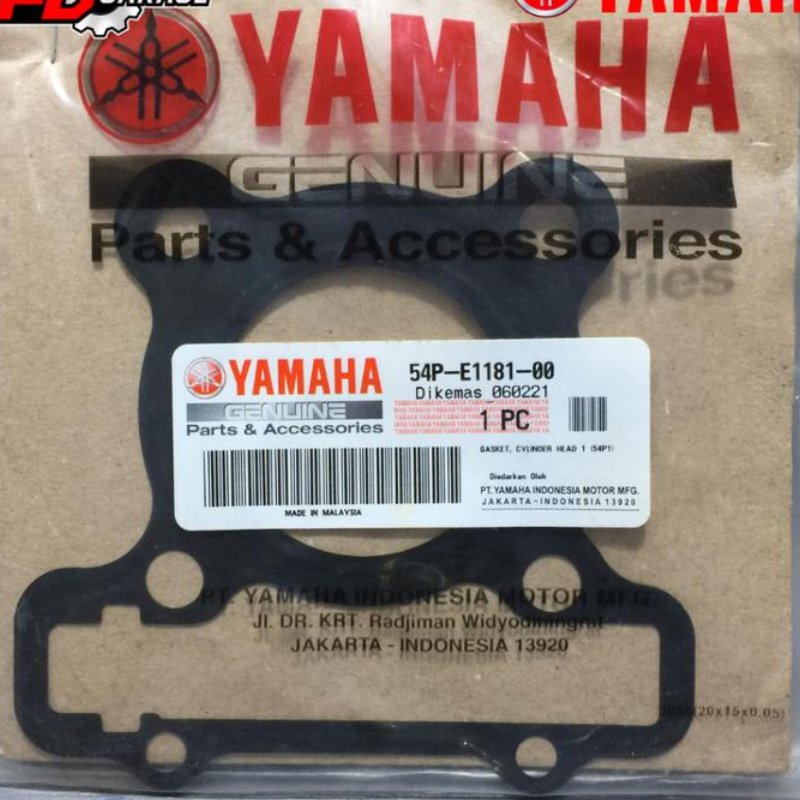 PAKING A (HEAD) MIO J - FINO FI 115 - MIO GT 115cc (54P-E1181-00) ORIGINAL YAMAHA