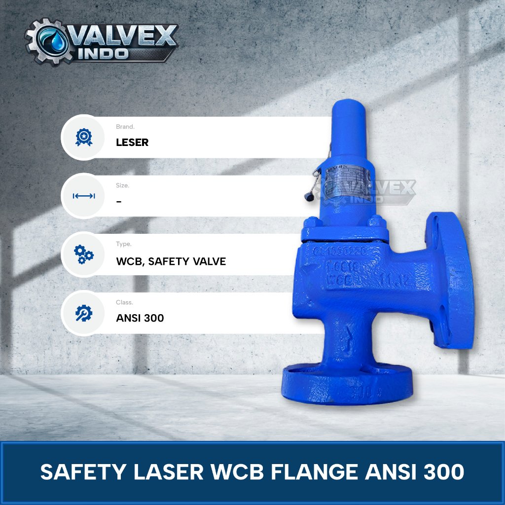 SAFETY LESER WCB 2" x 3" INCH FLANGE ANSI 300 x 150
