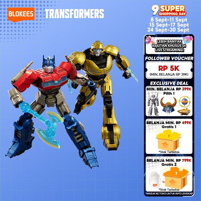 BLOKEES Transformers ONE Classic Class Mainan Robot Toys Action Figure | Plastic Model Action Figure