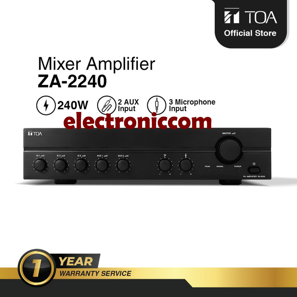 Ampli TOA ZA 2240 Power Amplifier 240 W Toa ZA2240