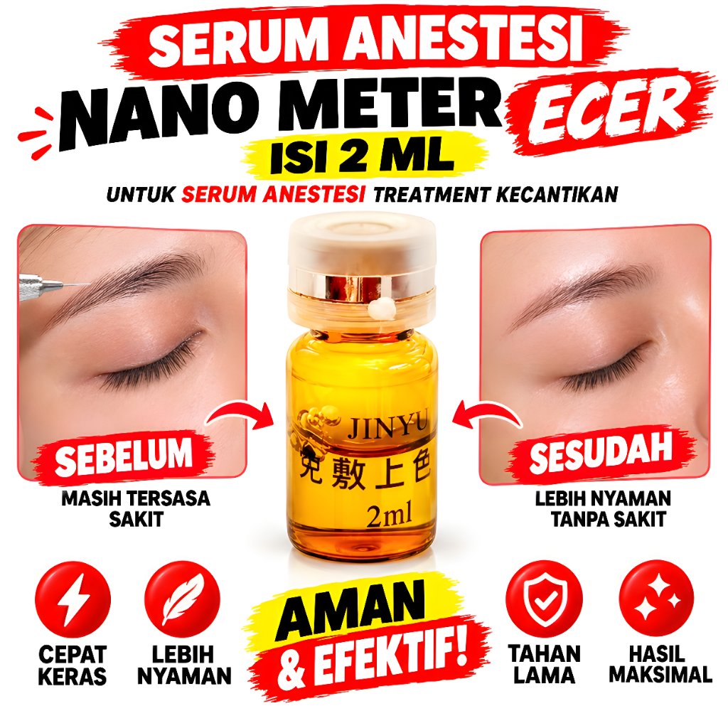 Nano Meter Serum Anestesi 1 AMPUL – Serum Klinik Kecantikan Perawatan PMU Kulit Wajah