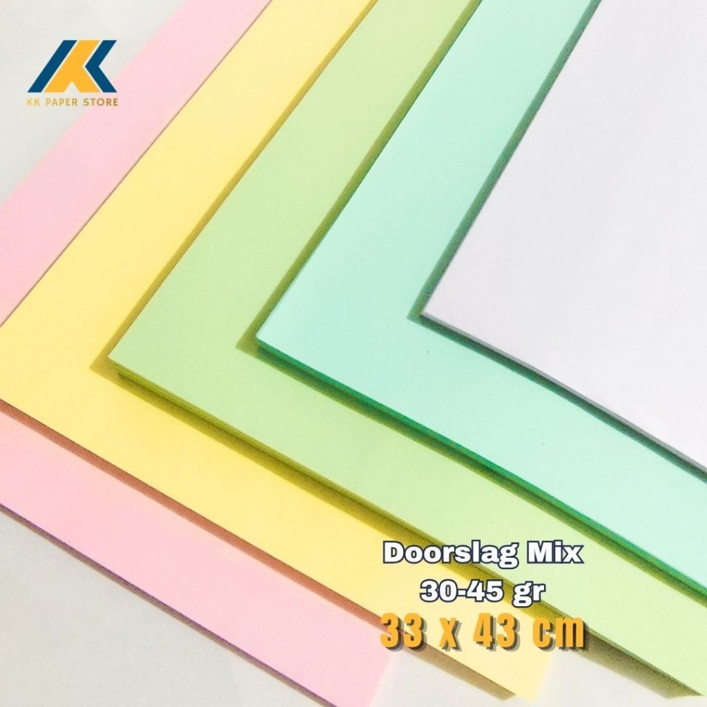 Kertas Doorslag Warna Pola Jahit Menjahit | Kertas Jiplak Menjiplak | Kertas HVS Tipis bungkus Wrapp