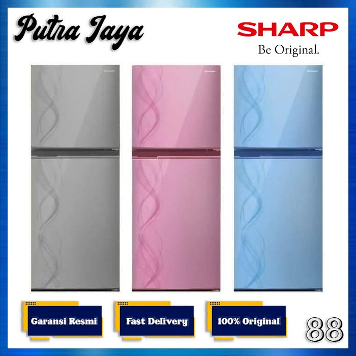 KULKAS SHARP LEMARI ES 2 PINTU SJ 237 ND / SJ237ND / SJ 37ND / SJ 237