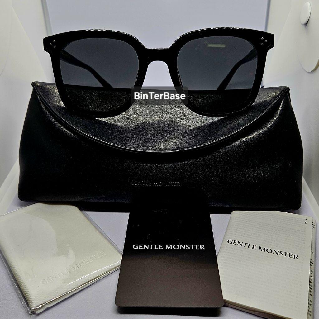 Kacamata Hitam Gentl* Mons GM Jack Bye Sunglasses with Zeiss Lens Black Glossy Frame Preloved Bekas 