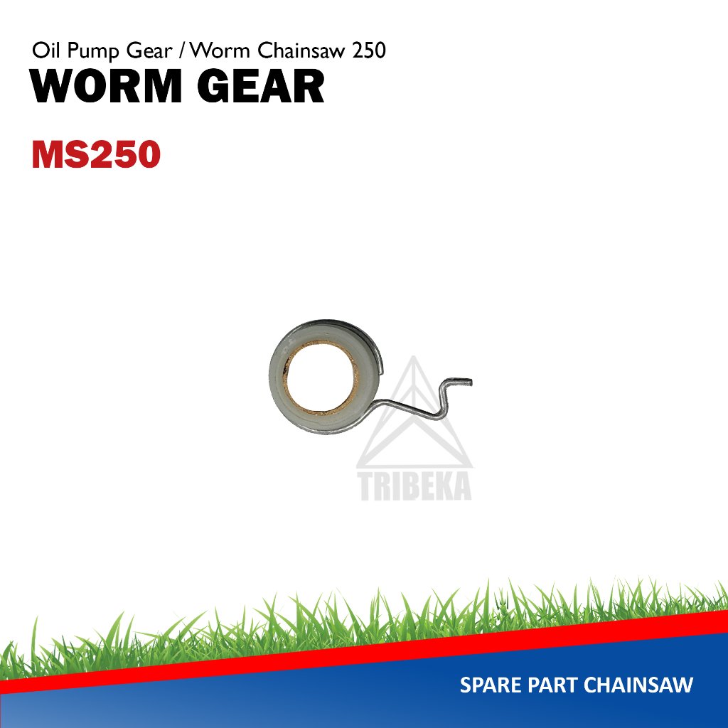 Worm Gear Oil Pump Gear Worm Spring Chainsaw MS250