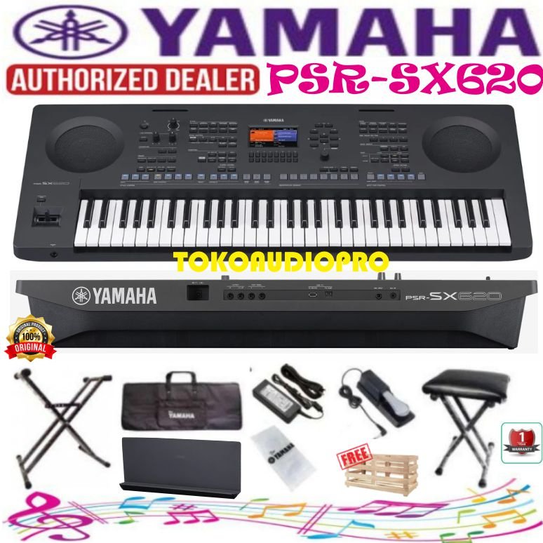 Yamaha Psr Sx-620 Psr-Sx-620 Paket Keyboard Yamaha PSRSX620 / PSR-SX600