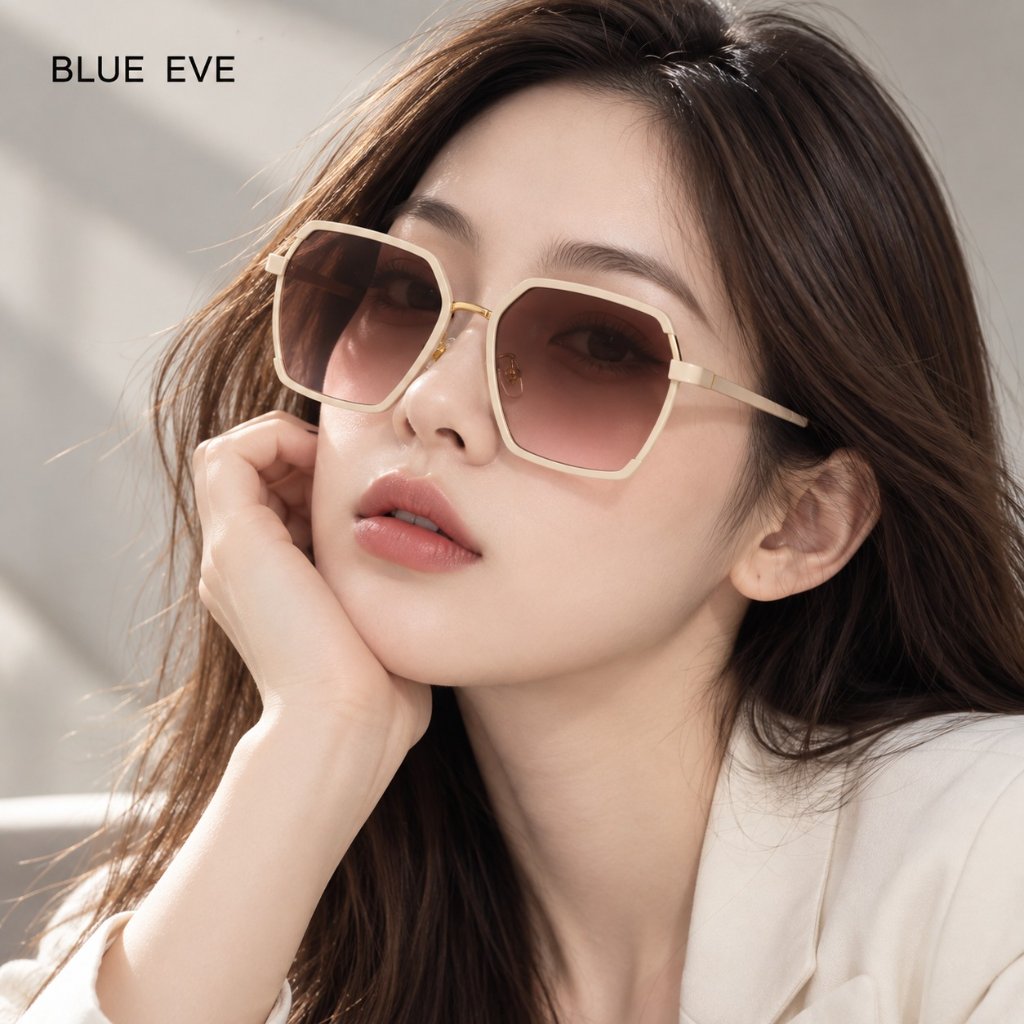 BlueEve Kacamata YORUN Sunglasses Frame Trendy Terbaru Anti Uv Fashion Korea Style Anti UV
