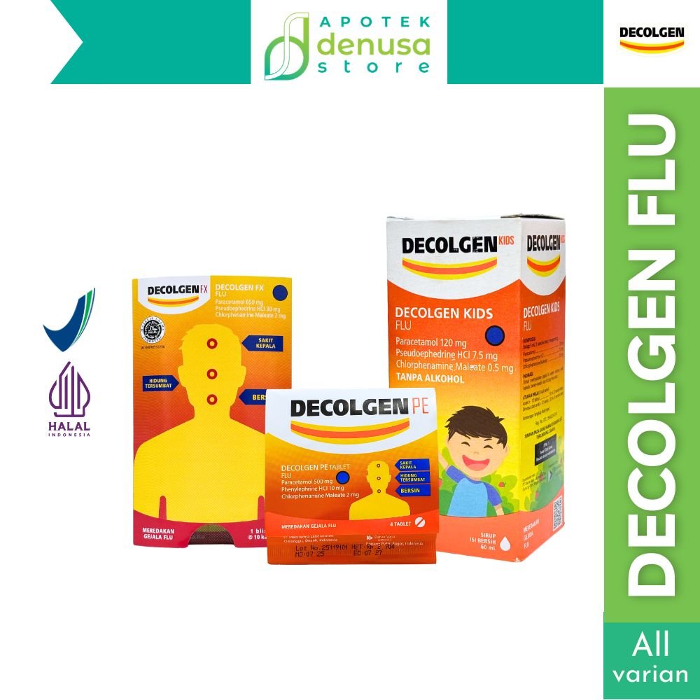 DECOLGEN | Membantu Meredakan Batuk Pilek Flu