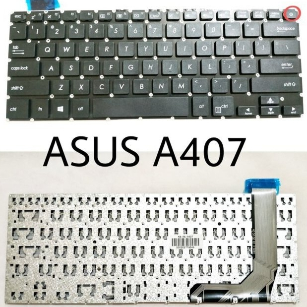 Keyboard Asus A407 A407U A407UA X407 X407 X407M A407M A407MA X407MA X407UBR X407UA X407UB 14 Y4000UB