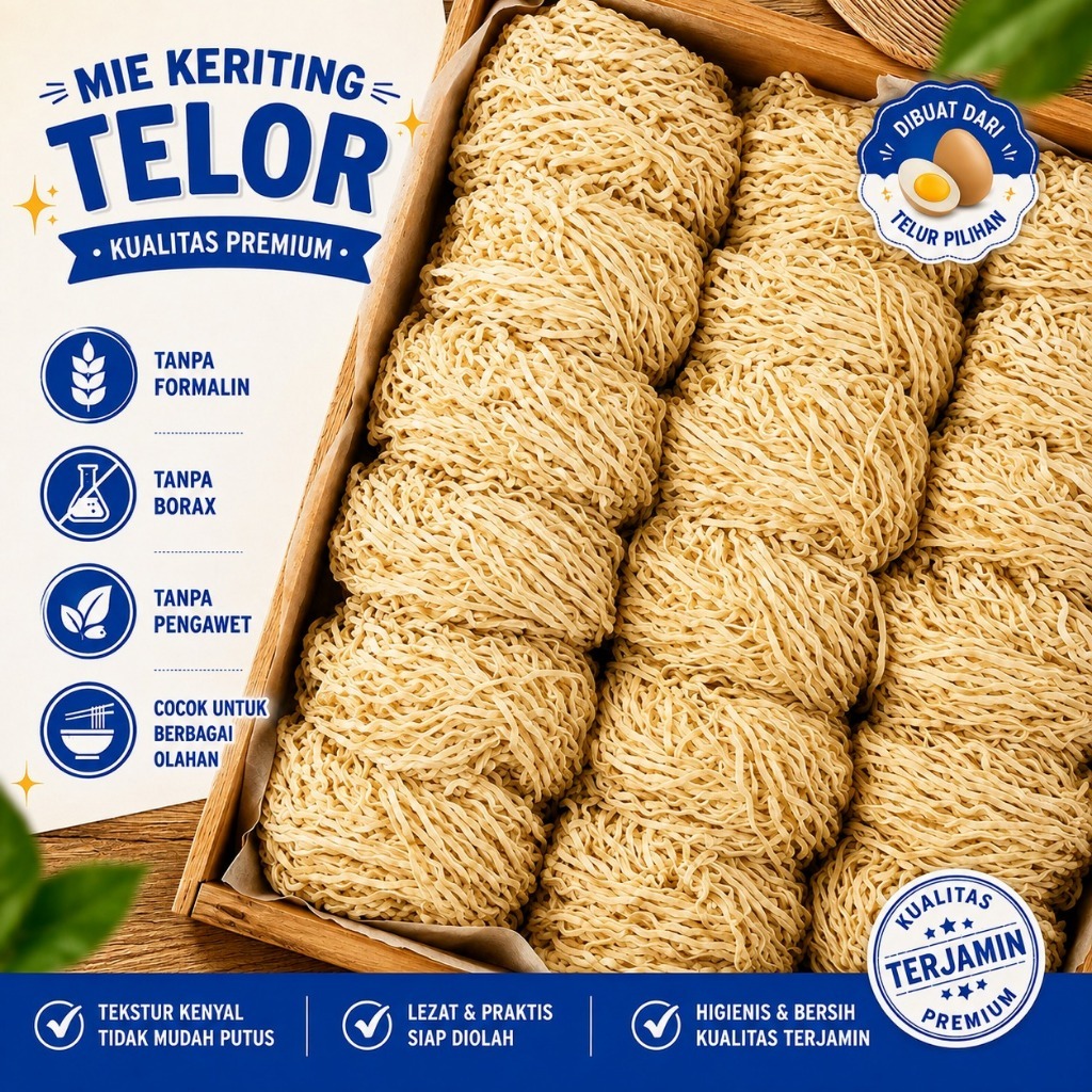 Mie Telur mie telor Tanpa pengawet Mie Basah Mentah Mie alyam Mie goreng Mie mentah mie rebus