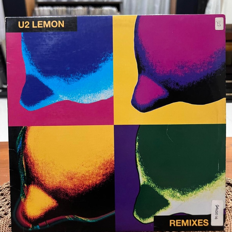 Vinyl U2 – Lemon (Remixes) Yellow Transparent / Piringan Hitam U2 – Lemon (Remixes) Yellow Transpare