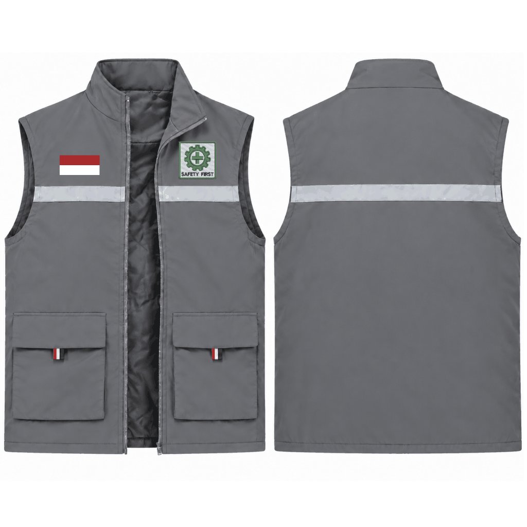 Safety First Original Rompi K3 Safety Vest Outdoor | Rompi K3 Safety First Original Pria Kerja Lapan