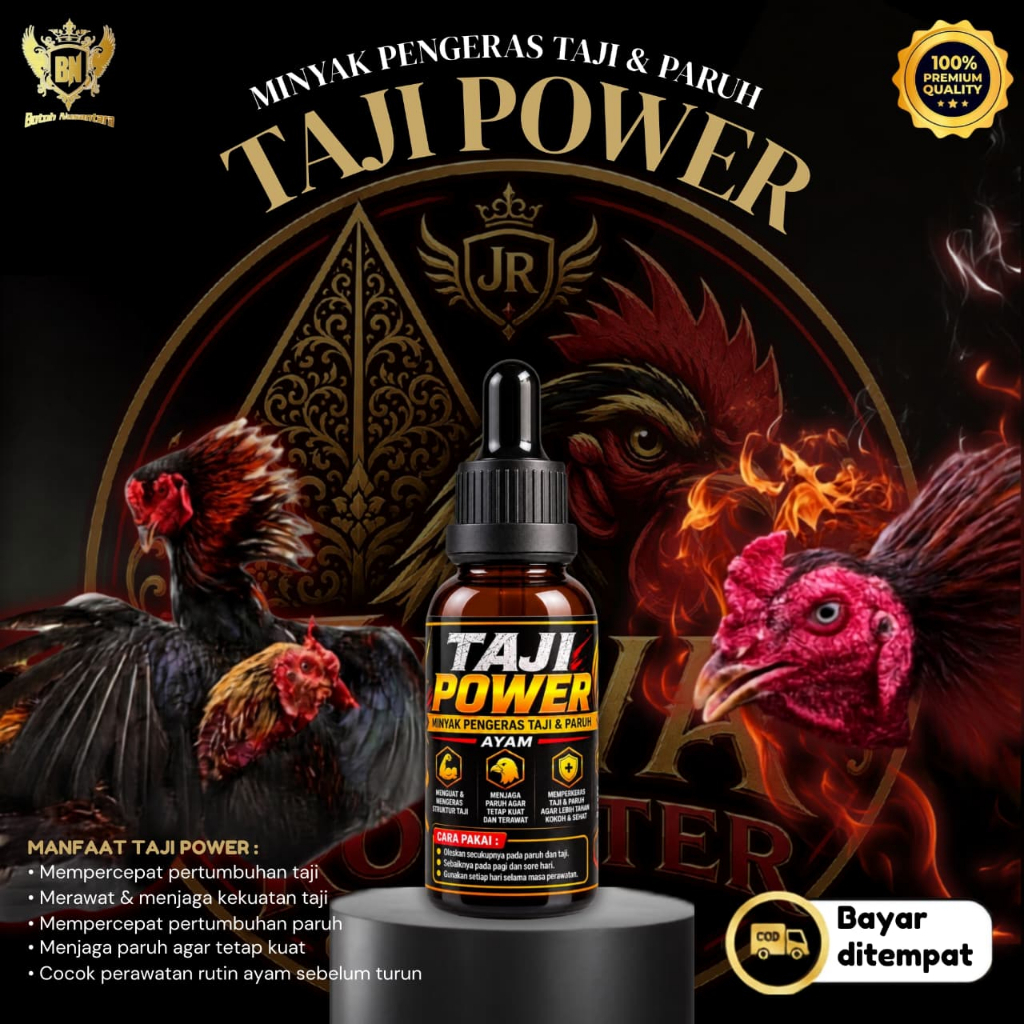 TAJI POWER Minyak Pengeras Taji & Paruh Ayam | Perawatan Taji Ayam | Minyak Taji Ayam