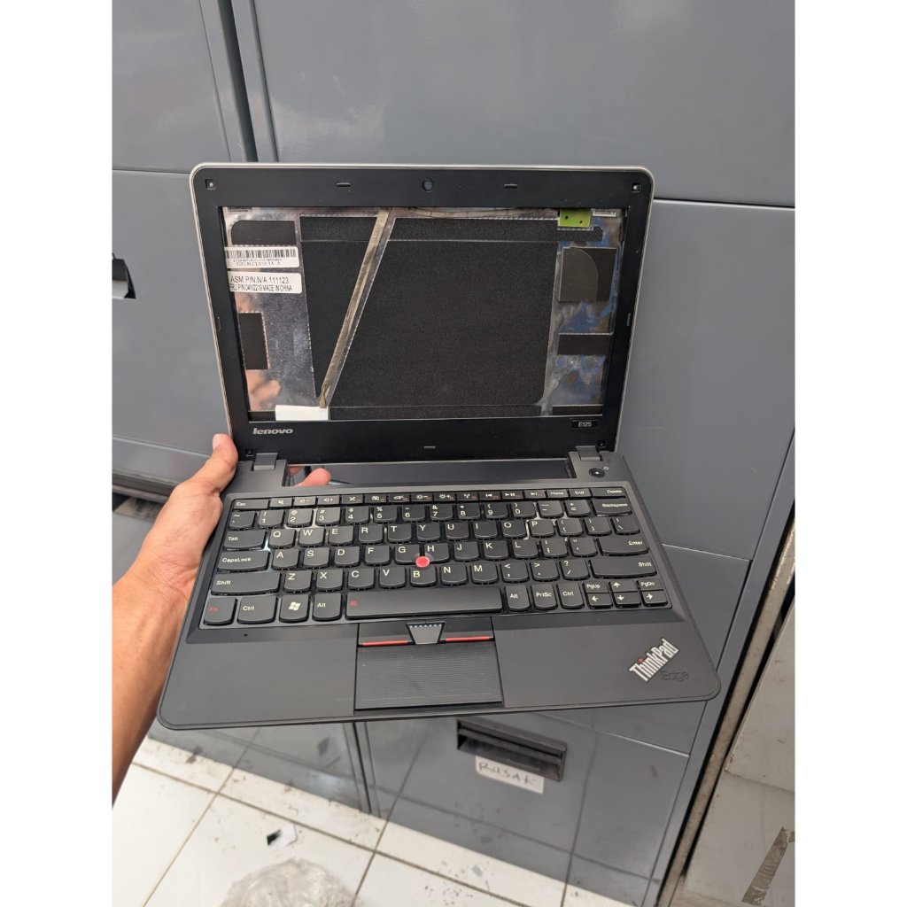 Casing Laptop Lenovo ThinkPad Edge E125 E120 Frame Bezel Keyboard Touchpad Copotan Original
