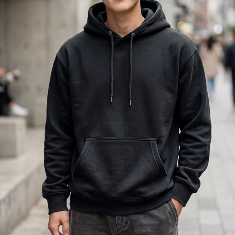 STITCH SUPPLY Blank Sun Faded 330GSM Heavyweight Hoodie Second Preloved