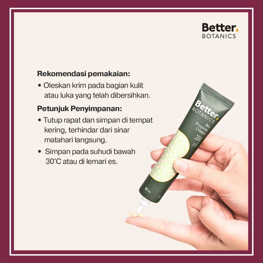 Bee Botanics Bio Propolis Cream / Bio Propolis Cream with Honey Extract / Aloe Propolis Cream Origin