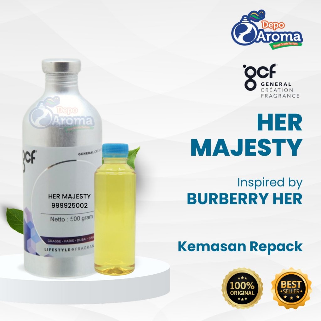 PARFUM BIBIT MURNI - HER MAJESTY - REPACKING - GCF