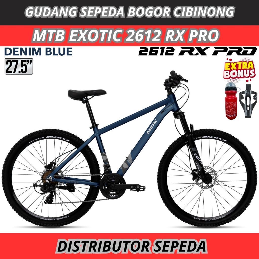 Sepeda MTB Exotic 27,5 Exotic 2612 RX PRO 3 x 9 SPEED/RX 2.0 3 x8speed