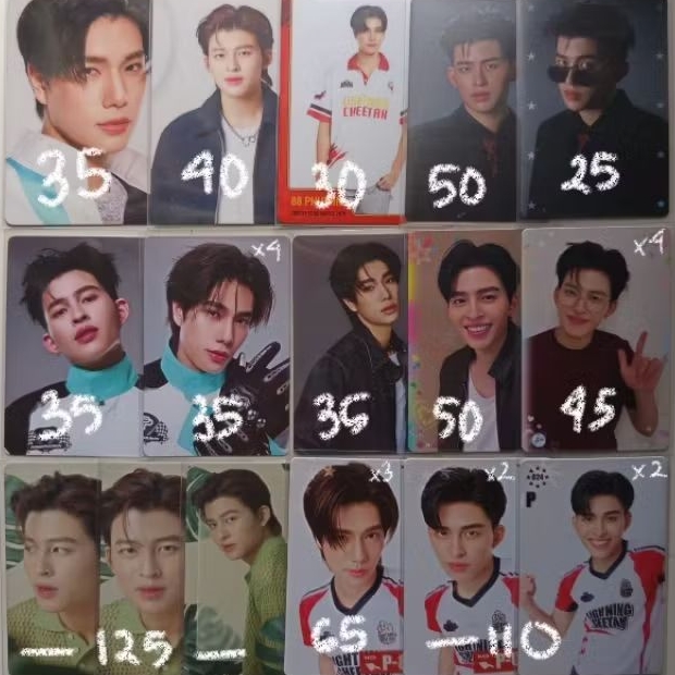 read desk ready stock official gmmtv photocard collectible card pondphuwin pond naravit phuwin tangs