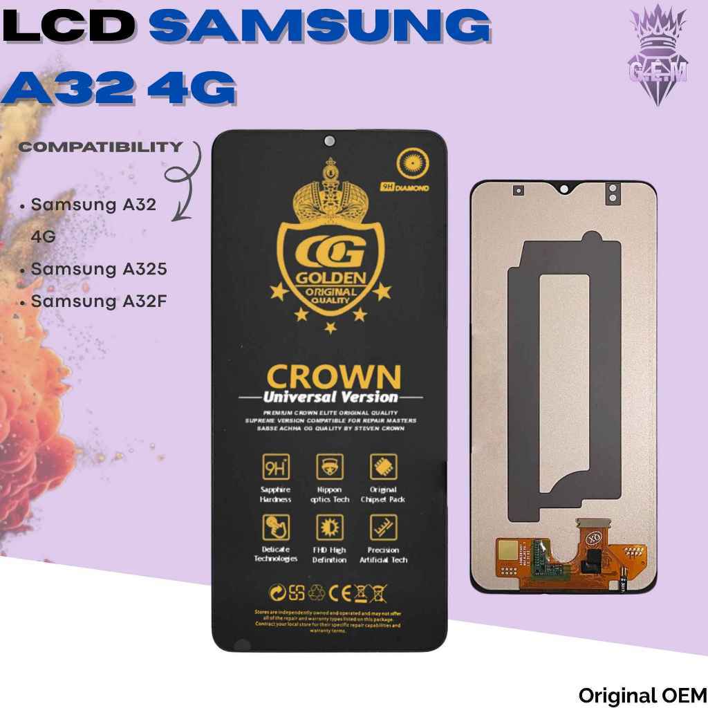 LCD SAMSUNG A32 4G / A325 / A325F ORIGINAL PRESISI HIGH QUALITY ORIGINAL