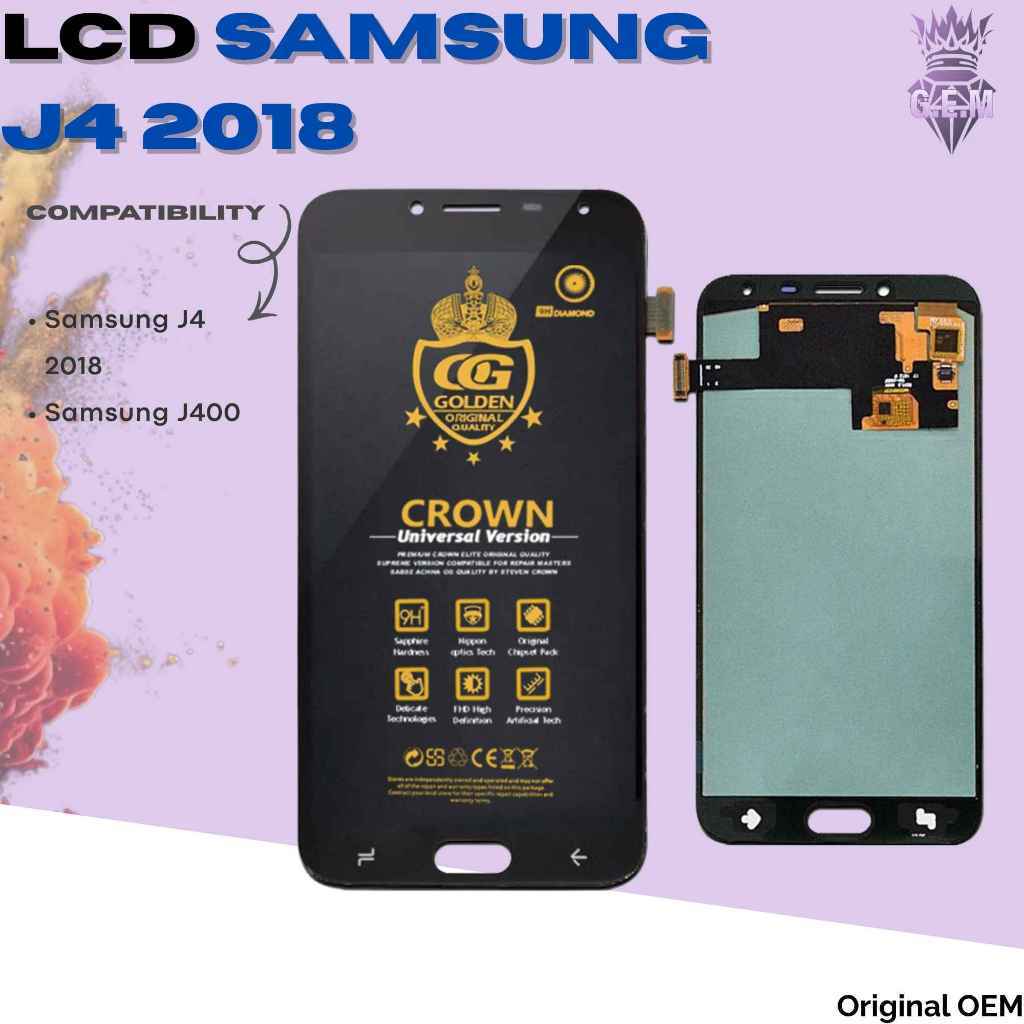 LCD SAMSUNG J4 2018 / J400 / J400F TOUCHSCREEN FULLSET COMPLETE ORIGINAL