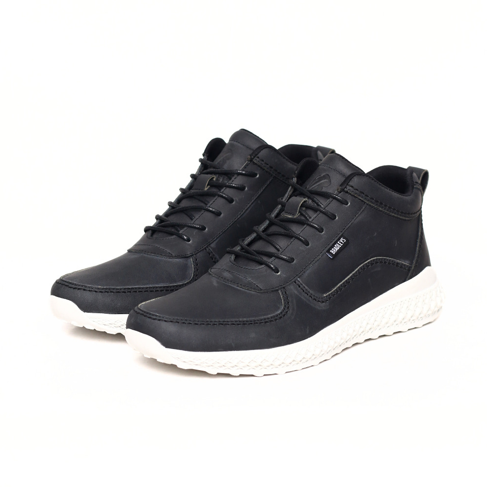 Sepatu Kulit Sneakers Boots Bradleys Hero Sporty - Sepatu Casual Kerja Sekolah