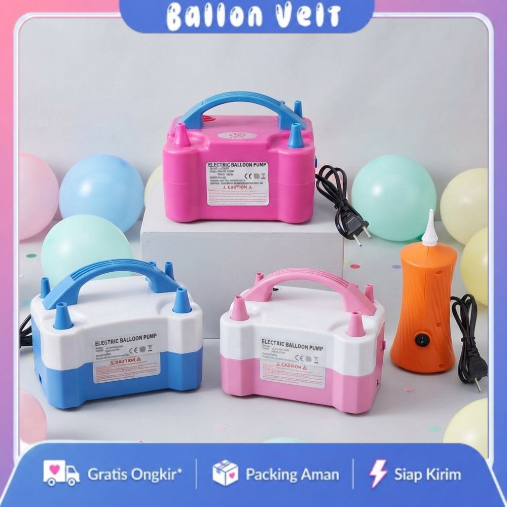 Pompa Balon Elektrik Balloon Pump / Pompa Balon Listrik / Pompa Balon Elektrik / Electric Pump