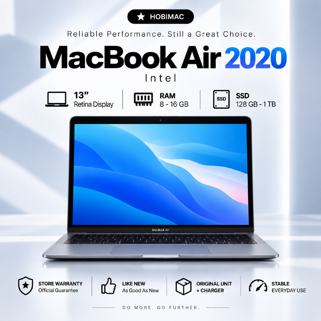 MacBook Air 2020 Intel i5 i3 RAM 8 - 16 GB SSD 128 - 512 GB