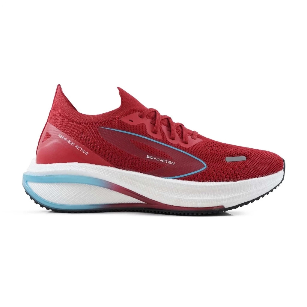 910 Nineten Kishi Run Active Sepatu Lari - KISHI RUN ACTIVE Merah/Biru-Muda 910Nineten Original100%