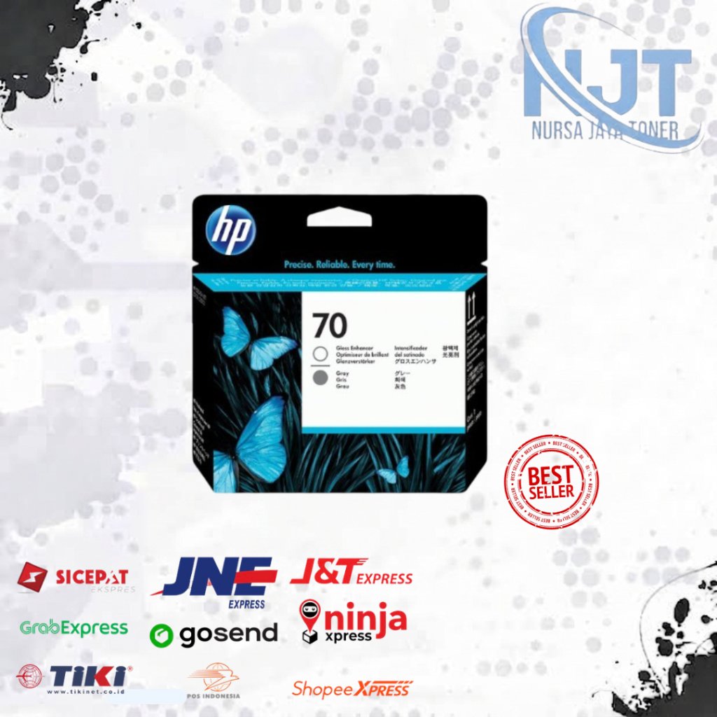 Printhead HP 70 Gloss Enhancer & Gray Printhead ORIGINAL