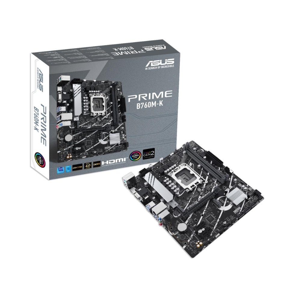 MOTHERBOARD ASUS PRIME B760M-K – Motherboard Intel B760 LGA1700 DDR5