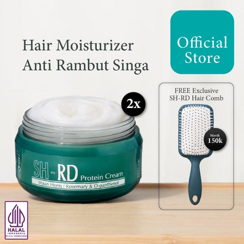 SH-RD | Protein Cream (50ml ) | Moisturizer & Vitamin Rambut | Hair Care Rambut Ngembang, Kering & K