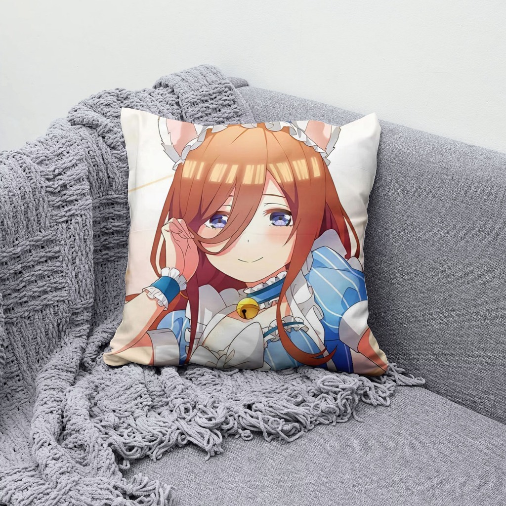POMPIKI - Bantal Sofa Miku Nakano 35x35 cm Premium High Quality