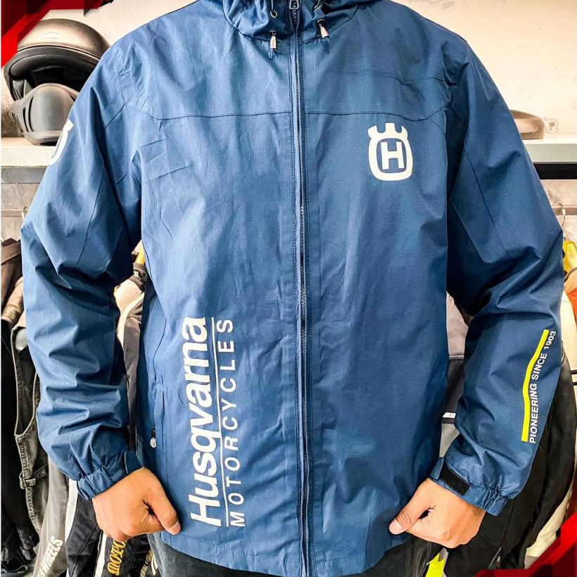 JCT 2ND RCX HUSQVARNA COACH JACKET NAVY