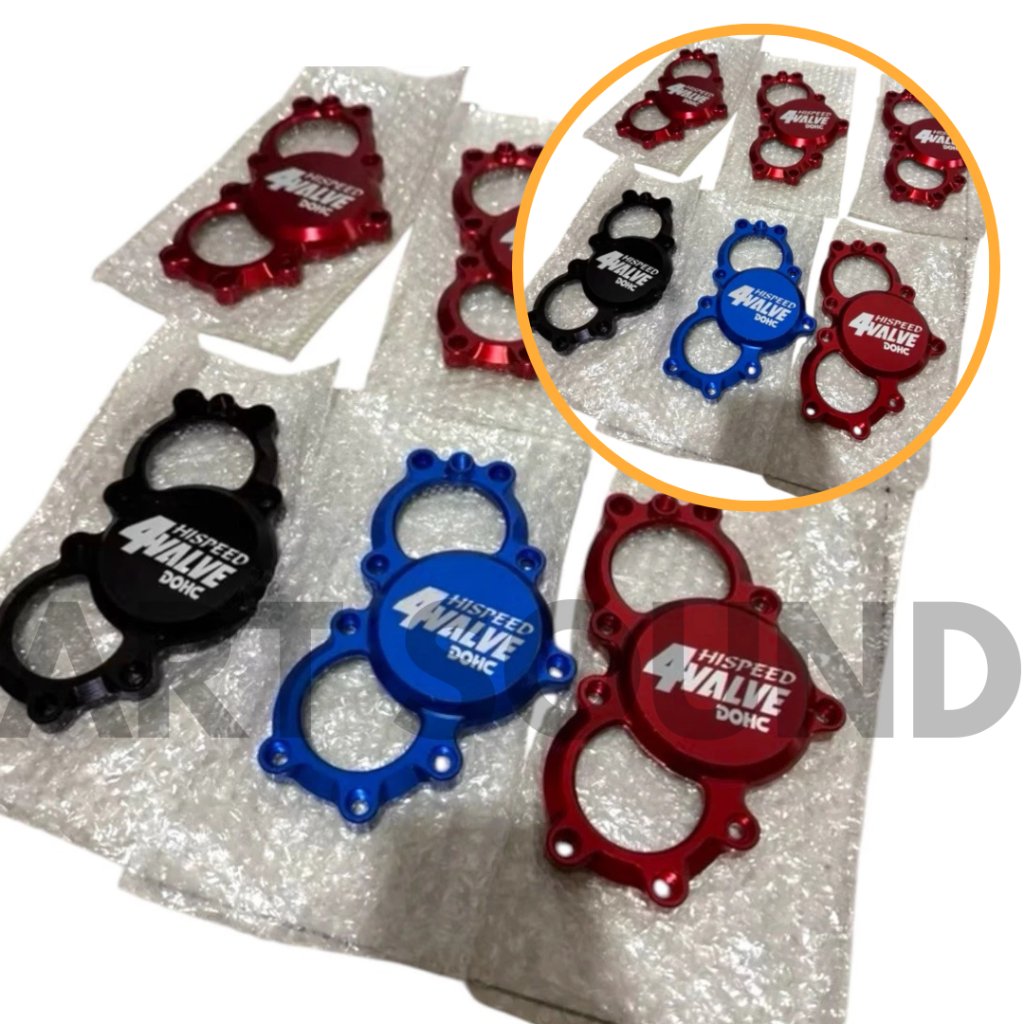 Cover Kaca Cnc Head Mio 4 Klep DOHC HISPEED HiSpeed Thailand Original